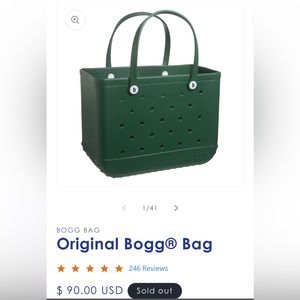 Hunter Green Bogg Bag